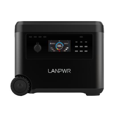 China New Interesting Interesting Lanpwr 2500W 2016WH Cordless Charging Solar Generator For Campers, Rvs, Backup Battery Power Backup Portable Sta for sale