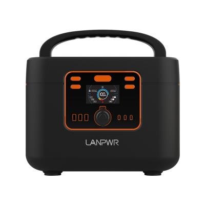 China Nice New Lanpwr Wireless Charging DC 1200W 1050WH 1.7 Hours Full Charging Solar Portable Power Station Outdoor Camping for sale