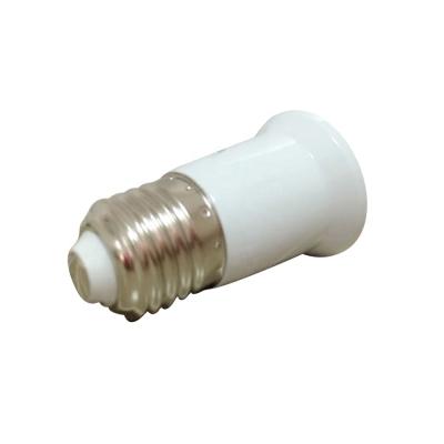 China E27 screw to E27 extension base e27 led light lamp holder for sale