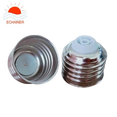 China Screw Chinese quality e26 e27 aluminum free welding lamp base cap for sale