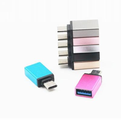 China Hot Selling Mobile Phone Micro USB Female To Type To C Male Adapter USB-C To Type-C OTG Converter For Smartphone for sale