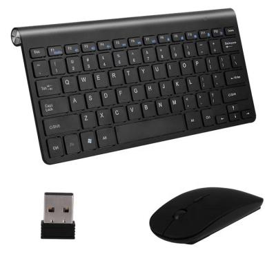 China For Laptop 2.4G Mini Wireless Chiclet Keyboard, Wireless Keyboard and Mouse Combo, Long Battery Life for sale