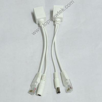 China PoE Cable PoE Adapter Cable Splitter Cable PoE Injector Bundle 10/100M 802.3 af/at PoE Cable for sale