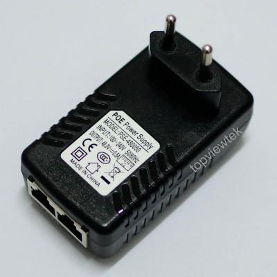 China PoE POE4805 Power Adapter 48v 0.5a Power Supply for sale