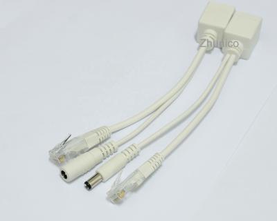 China 100%Bare Copper PoE Cable Power Over Ethernet Cable Splitter Injector Wiring Kit for sale