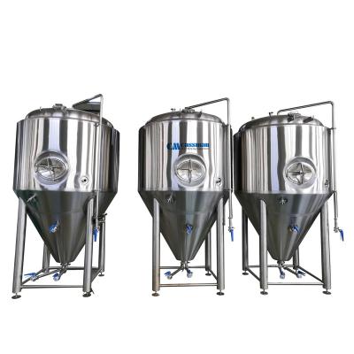 China Hotels 50 100 200 300 500 1000 liter TDC fermenter, beer fermentation tanks, fermentation tank for beer brewing for sale