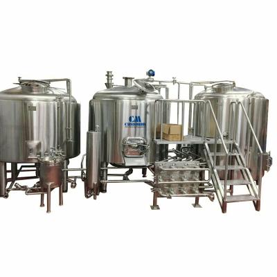 China Hotels 800L Microbrewery Equipment For Craft Beer for sale