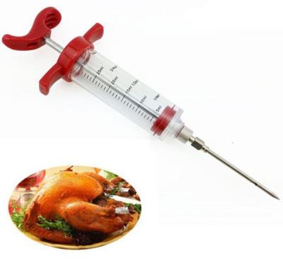 China Viable Meat Seasoning Needle Flavor Injector Turkey Pork Flavor Syringe BBQ Steak Syringes for sale