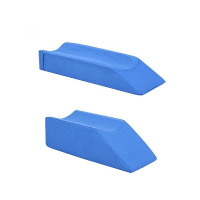 China OEM Blue Anti-Static Washable Reusable Adult Cloth Knitting Leg Pads Knitting Orthopedic Pillow for sale