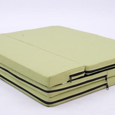 China Removable Memory Foam Sleeping Mattress Rest Yoga Triple Cover Mattress for sale