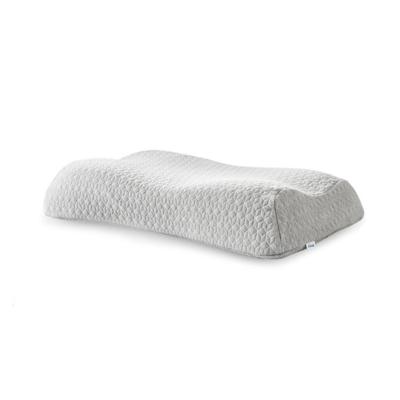 China Anti-static Comfortable Adjustable Gray Knitting Fabric Bedroom Sleep B Shape Pillow For All Age for sale