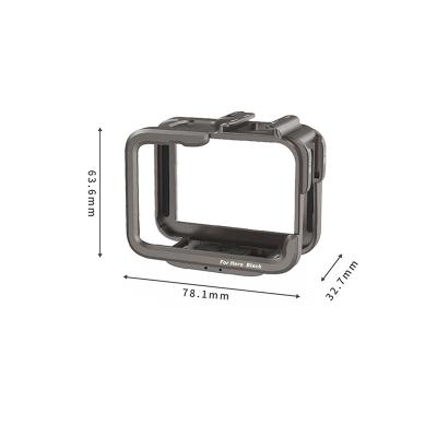 China Aluminum Camera Go Pro Accessories Waterproof Frame Case Go Pro Camera Drop-proof Aluminium Frame Case for sale