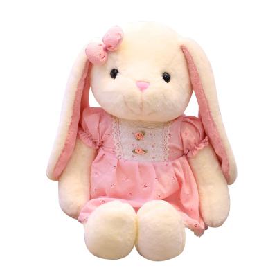 China 2021 Eco-friendly Easter Forest Animal Stuffed Soft Toy Rabbit Plush With Long Ear for sale