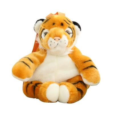 China Educational Gifts / Backpack Plush Wild Animals Backpack Leopard Elephant Plush Toy Teddy Bear Plush School Bags For Kids for sale