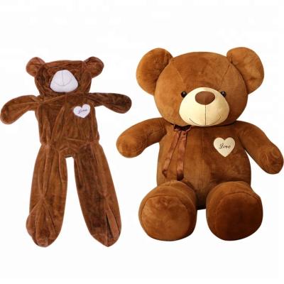 China Unstuffed Skins by 1.8m Availbe 60cm 80cm 1m 1.2m 1.4m 1.6m Teddy Bear Skins Plush Animal for sale