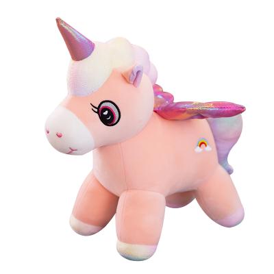 China Promotional Gifts/Kids Game/Decoration/Pretty Plush Unicorn Dolls Party Supplies Unicorn Toys Soft Stuffed Animals Rainbow Plush Gift for sale