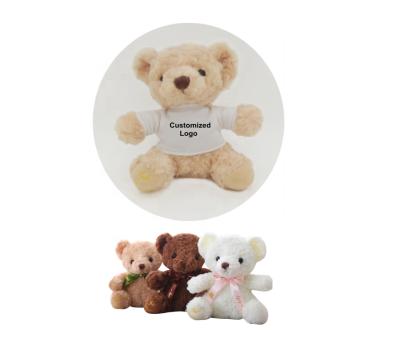 China Eco-Friendly Plush Toy Plush Toy Maker Custom Logo Teddy Bear With T-Shirt for sale