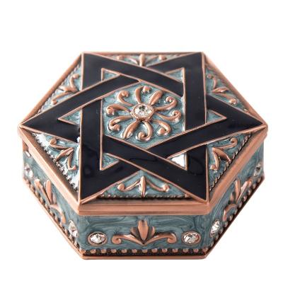 China Earrings Customized Earrings Ring Storage Box Wood Jewelry Box For Ring/Gift Storage Necklace Storage Box for sale