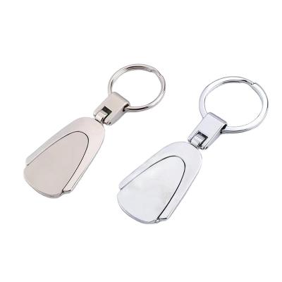 China Zinc Alloy Personalized Blank Car Maker Gifts Metal Craft Keychain With Custom Logo for sale