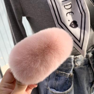 China Hair Decoration Rex Rabbit Fur Made Of Women's Hair Decoration for sale