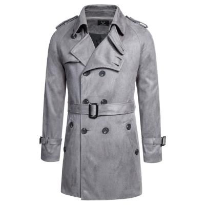 China Mid Length Anorak Suede Coat Foreign Trade Fashion Waterproof Casual Crossover Men Plus Size Coat for sale