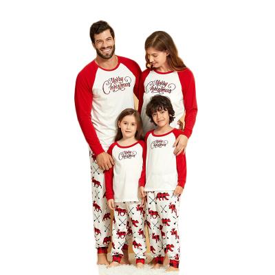 China Plus Size Women Thermal Sleepwear Christmas Suit Family Set Holiday Men's Sleepwear For Autumn Winter for sale