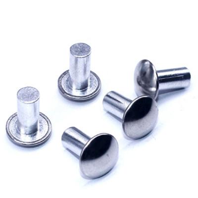 China Stainless Steel China Pin Countersunk Head Solid Semi-Tubular High Strength Rivets Aluminum Solid Rivets for sale