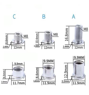 China Whlolesale CNC Bicycle Frame Dimple Screw Bicycle Tooth Disc Binding Screw for sale