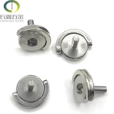 China 304 Stainless Steel Camera Screw M4 Flat Ring Screw Hand Tightening Head Slotted Quick Release Plate Quick Release Screw for sale