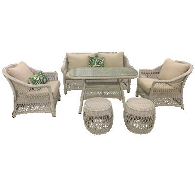 China Hot Selling Luxury Furniture Natural Design Product Natural Design Sofa Set With Durable Frame for sale