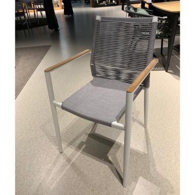 China Modern Design Wholesale Supplier Luxury Outdoor Durable Frame Dining Chair With High Quality For Garden for sale