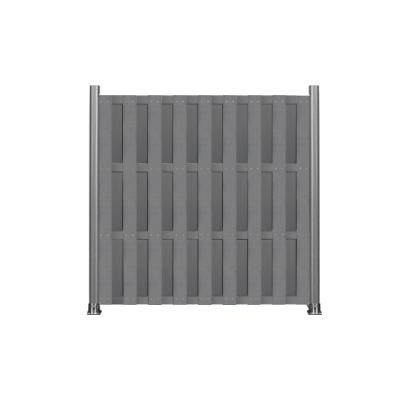 China Easily Assembled Aluminum WPC Garden Fence Panel in New Fashionable and Classic Style for sale