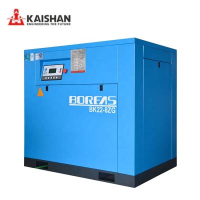 China OIL-LESS Screw Air Compressor 22kw 8bar BK22-8 Boreas Series for sale