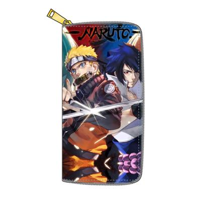 China Japan style student wallet anime naruto figure card holder anime naruto figure card holder akatsuki teens long 2021/boys/cosplay wallets men for sale