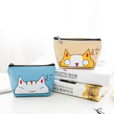 China High Quality Cat Sauce Creative Girls Purses Korean Kids Oxford Cute Cloth Kids Purses 2021 Little Girl Purses Mini Pocket for sale