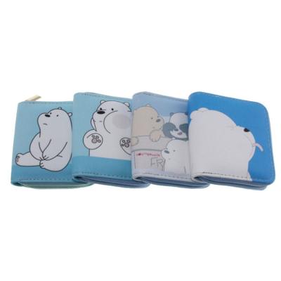 China 2021 Bag Type Wallet Cartoon Fiat Panda Ornament Panda Bibs Credit Card Holder New Waterproof Super Cute Teddy Bear Panda for sale