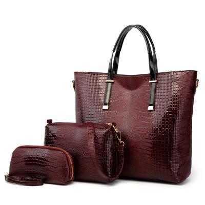 China Crossed - body handbags purse set purses and handbags women handbags women handbags ladies set wallet leather women for sale