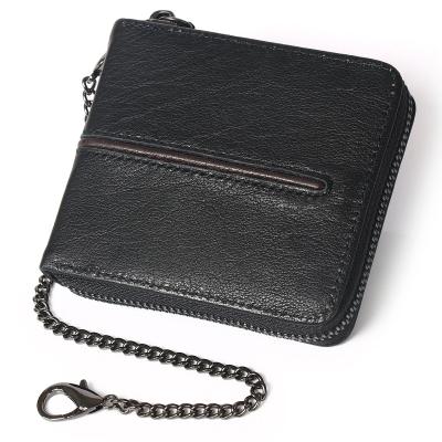 China 2021 rfid men wallets genuine leather carteras money thin minimalist clip Amazone selling good pocket purse id card holder rfid wallet for sale