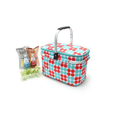 China 2021 Latest Eco-Friendly Large Capacity Lunch Bag Large Capacity Picnic Basket Novation Launchpad Ice Pack Wine Bag For Travel for sale