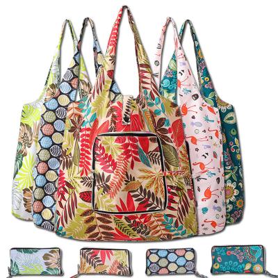 China Hot Sale Fashion 210D Polyester Wholesale New Style Reusable Tote Bag Good Quality for sale