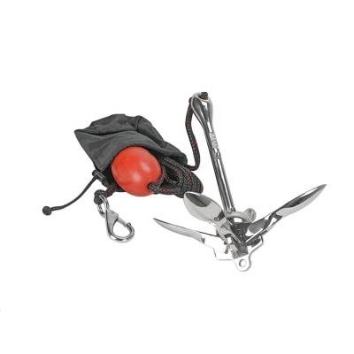 China Stainless Steel PWC Grapple Folding Anchor Kit With Rope for sale