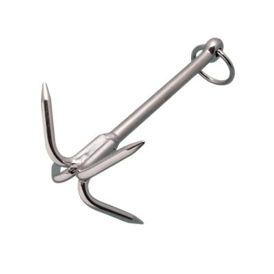 China Boat Best Selling High Quality Marine Grade Stainless Steel Four Claw Boat Anchor for sale