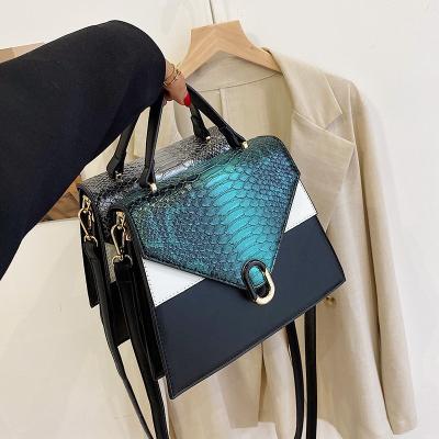 China New Fashion PU Ladies Snake Skin Handbags Girls Luxury Handbag Hot Sale Purses For Woman for sale