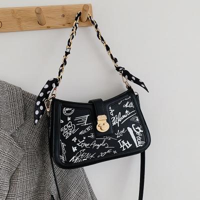 China Other New Luxury Handbags Ladies Purses Wholesale Luxury Graffiti Handbags For Women for sale