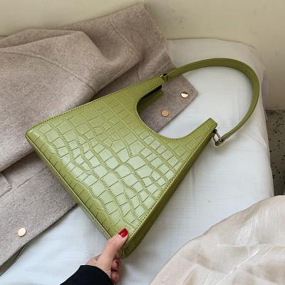 China 2021 hot famous women armpit handbags PU luxury brand purses purses for ladies handbags for sale