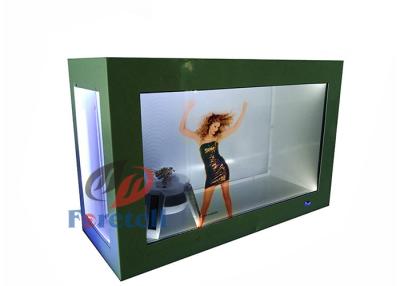 China 42 Inch Interactive Transparent LCD Display Advertising Case White / Black Color for sale