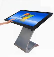 China 43 Inch FHD Interactive Touch Screen Table , Metal Frame Advertising Digital Signage for sale