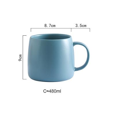 China Viable Custom Coffee Mugs With Logo Ceramic Coffee Mug Cup Couple Ceramic Mug Set for sale