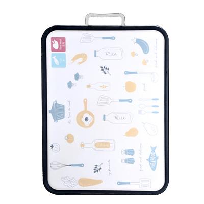 China Sustainable Kitchen Colored Plastic Cutting Board Mats PP Double Sided Plastic Cutting Board for sale