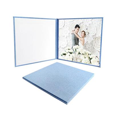 China MDF Wedding Leather Skin and Stick Photo Holder Folio. for sale